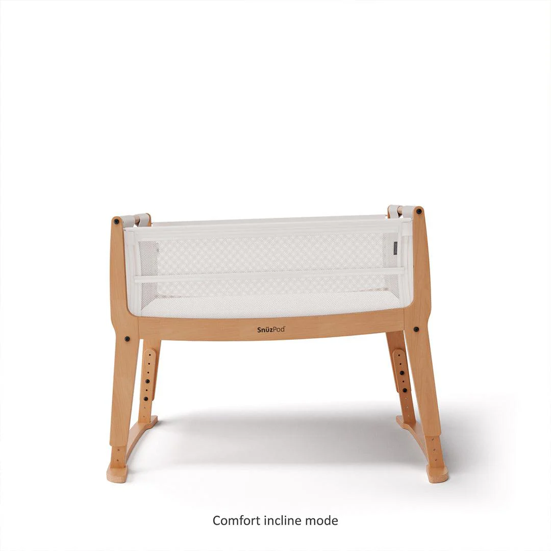 Snuz SnuzPod Studio Bedside Crib - Stockholm Natural - Image 10