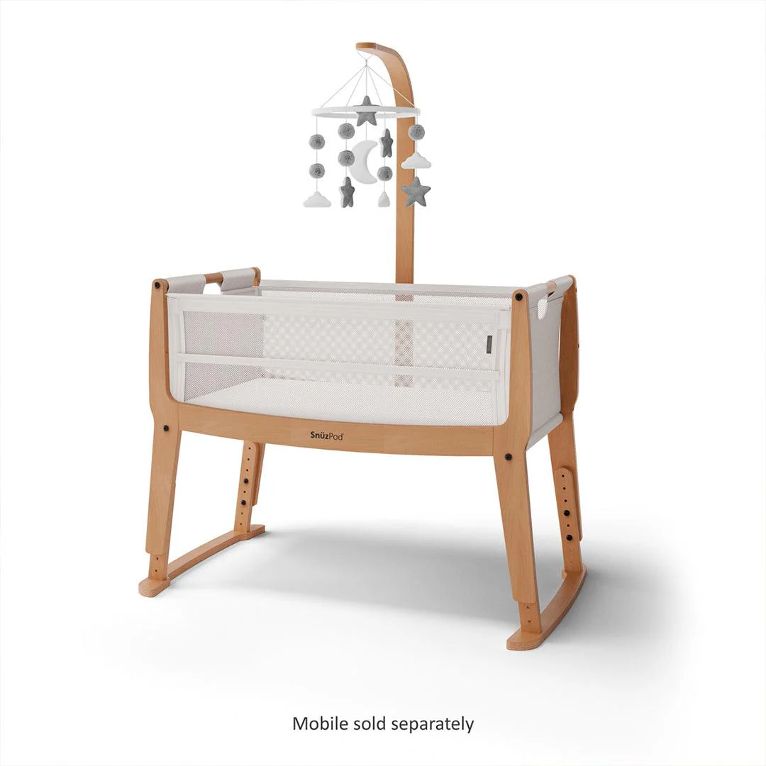 Snuz SnuzPod Studio Bedside Crib - Stockholm Natural - Image 11