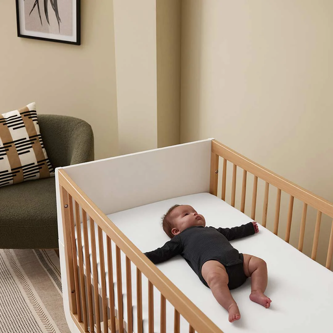 Snuz Twin Pack Cot Bed Sheets - White - Image 2