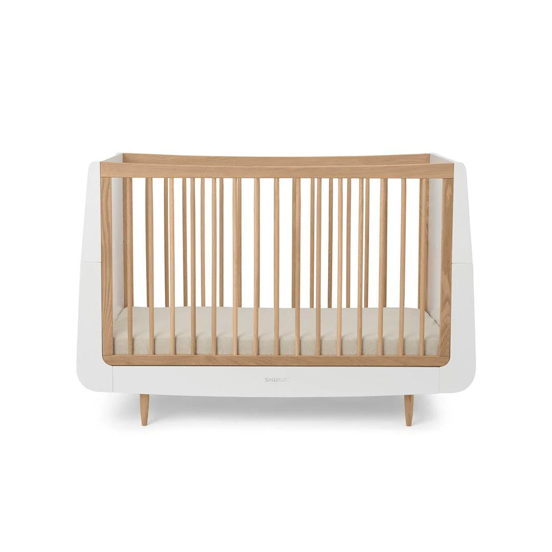 SnuzKot 2 Piece Nursery Furniture Set - The Natural Edit - Oak - Image 6