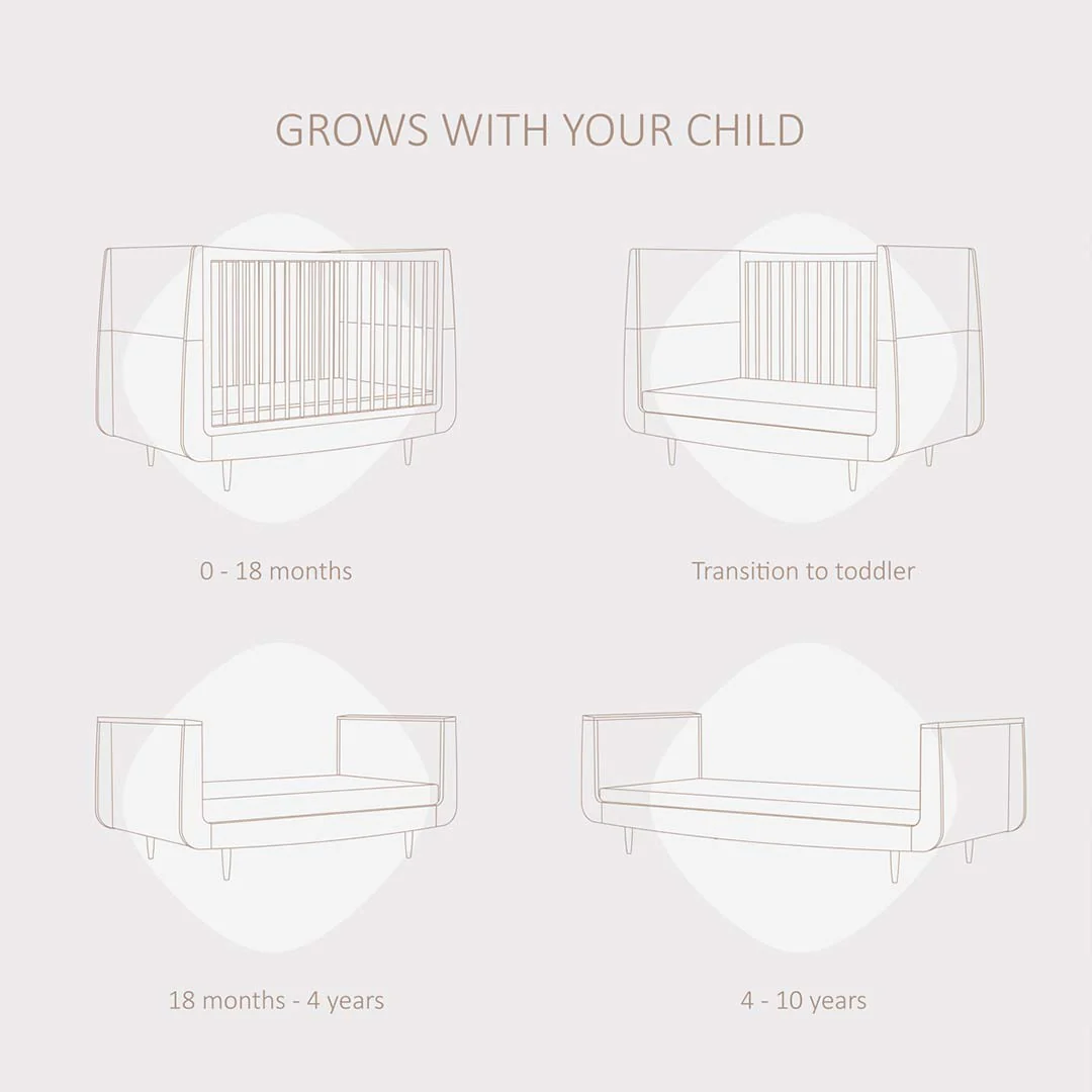 SnuzKot 2 Piece Nursery Furniture Set - The Natural Edit - Silver Birch - Image 8
