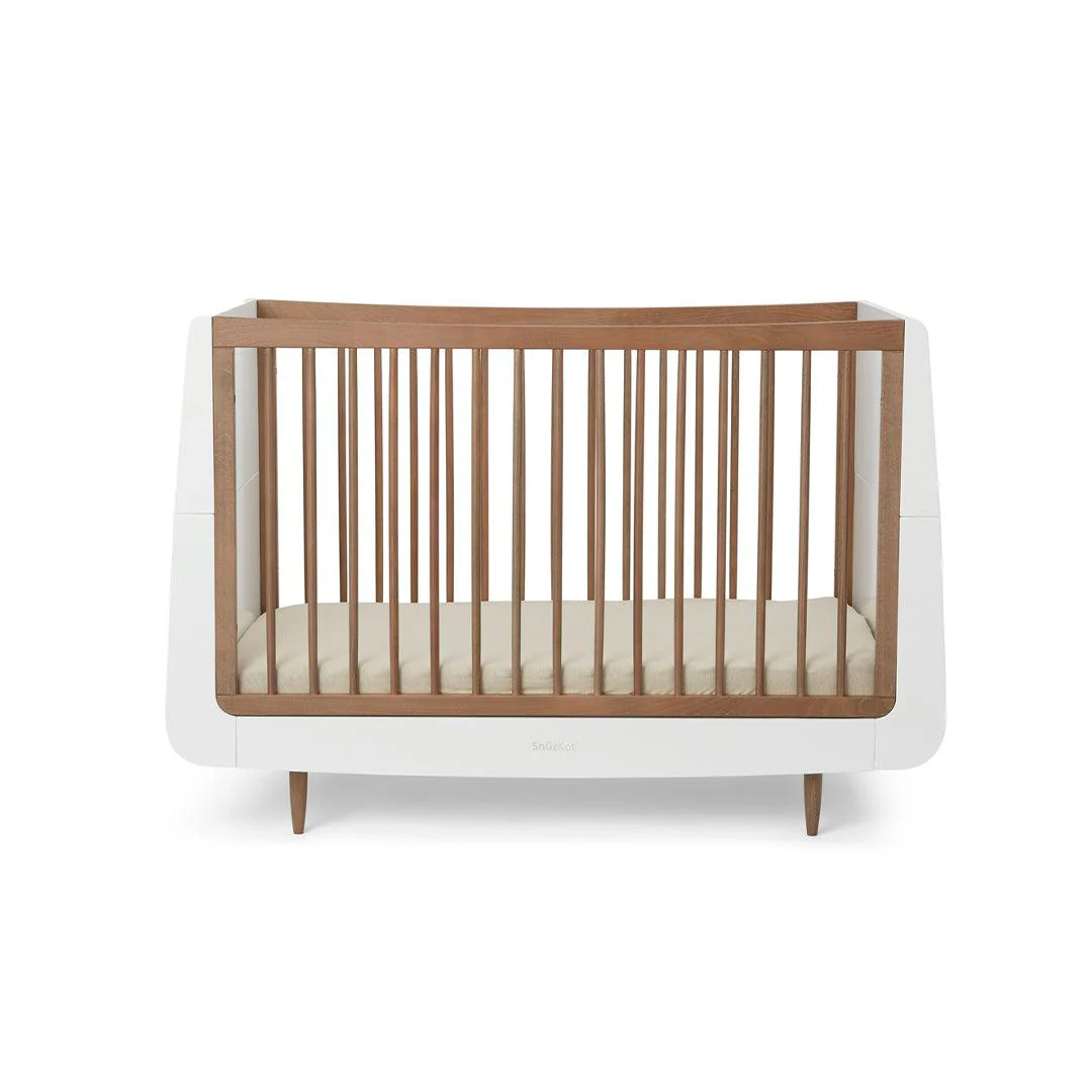 SnuzKot 2 Piece Nursery Furniture Set - The Natural Edit - Walnut - Image 6