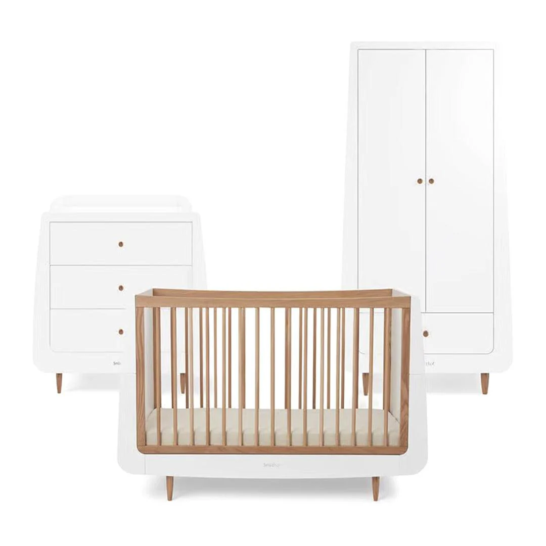 SnuzKot 3 Piece Nursery Furniture Set - The Natural Edit - Oak