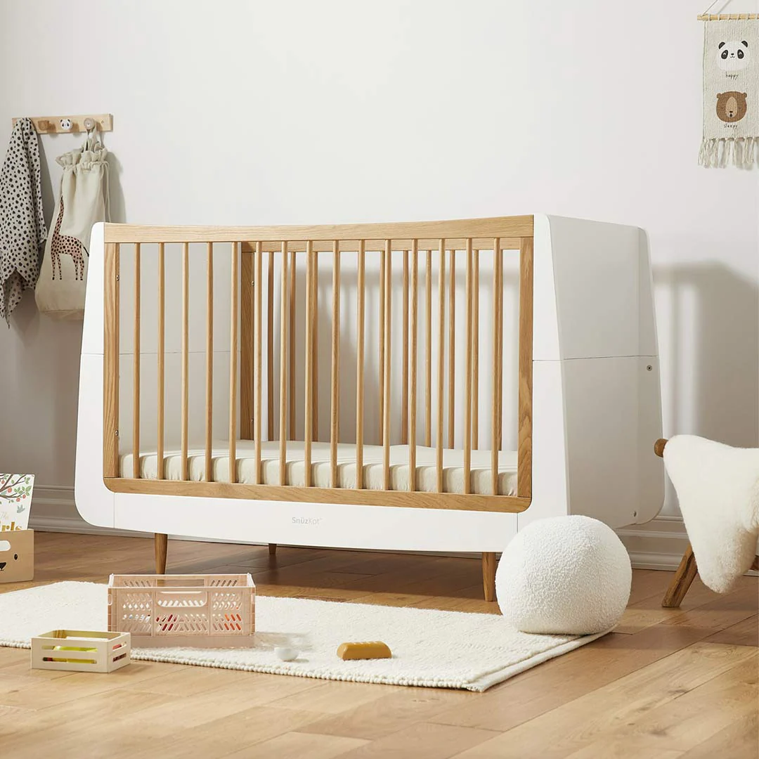 SnuzKot 3 Piece Nursery Furniture Set - The Natural Edit - Oak - Image 5