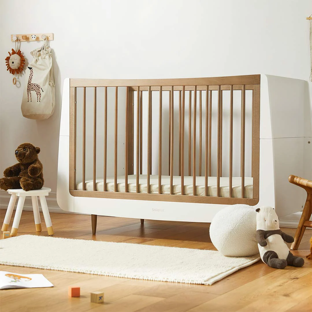 SnuzKot 3 Piece Nursery Furniture Set - The Natural Edit - Walnut - Image 5