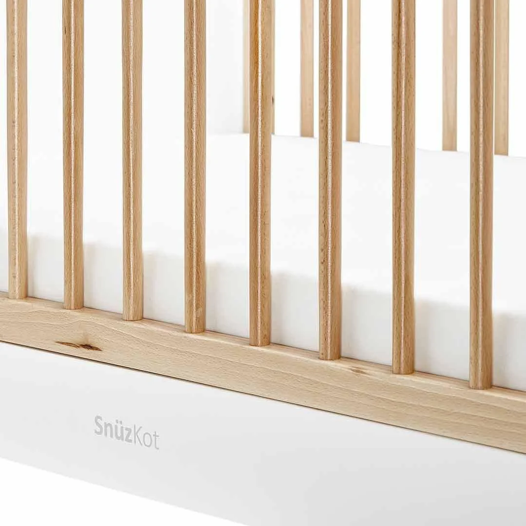 SnuzKot Skandi 2 Piece Nursery Furniture Set - Natural - Image 8
