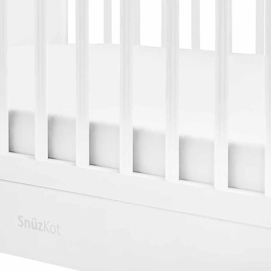 SnuzKot Skandi 2 Piece Nursery Furniture Set - White - Image 8