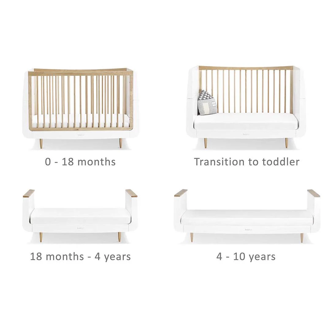 SnuzKot Skandi 3 Piece Nursery Furniture Set - Natural - Image 4
