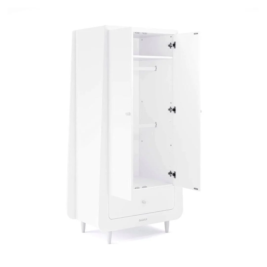 SnuzKot Skandi 3 Piece Nursery Furniture Set - White - Image 7