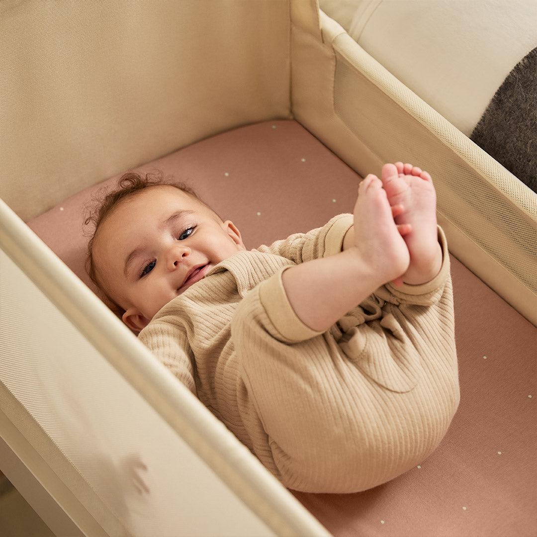 SnuzPod 5 Bedside Crib - Cashmere - Image 8