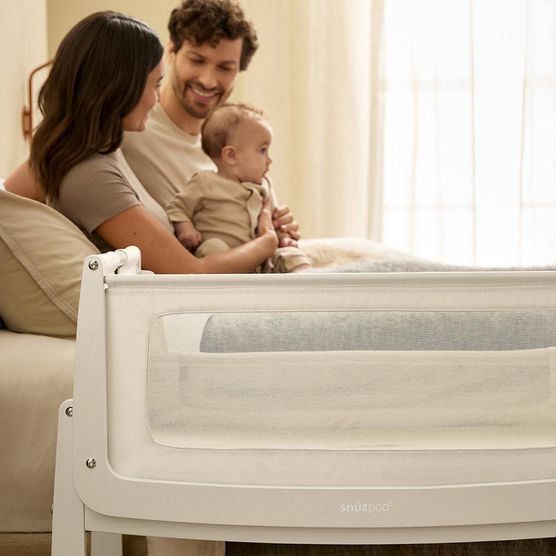 SnuzPod 5 Bedside Crib - Cashmere - Image 9