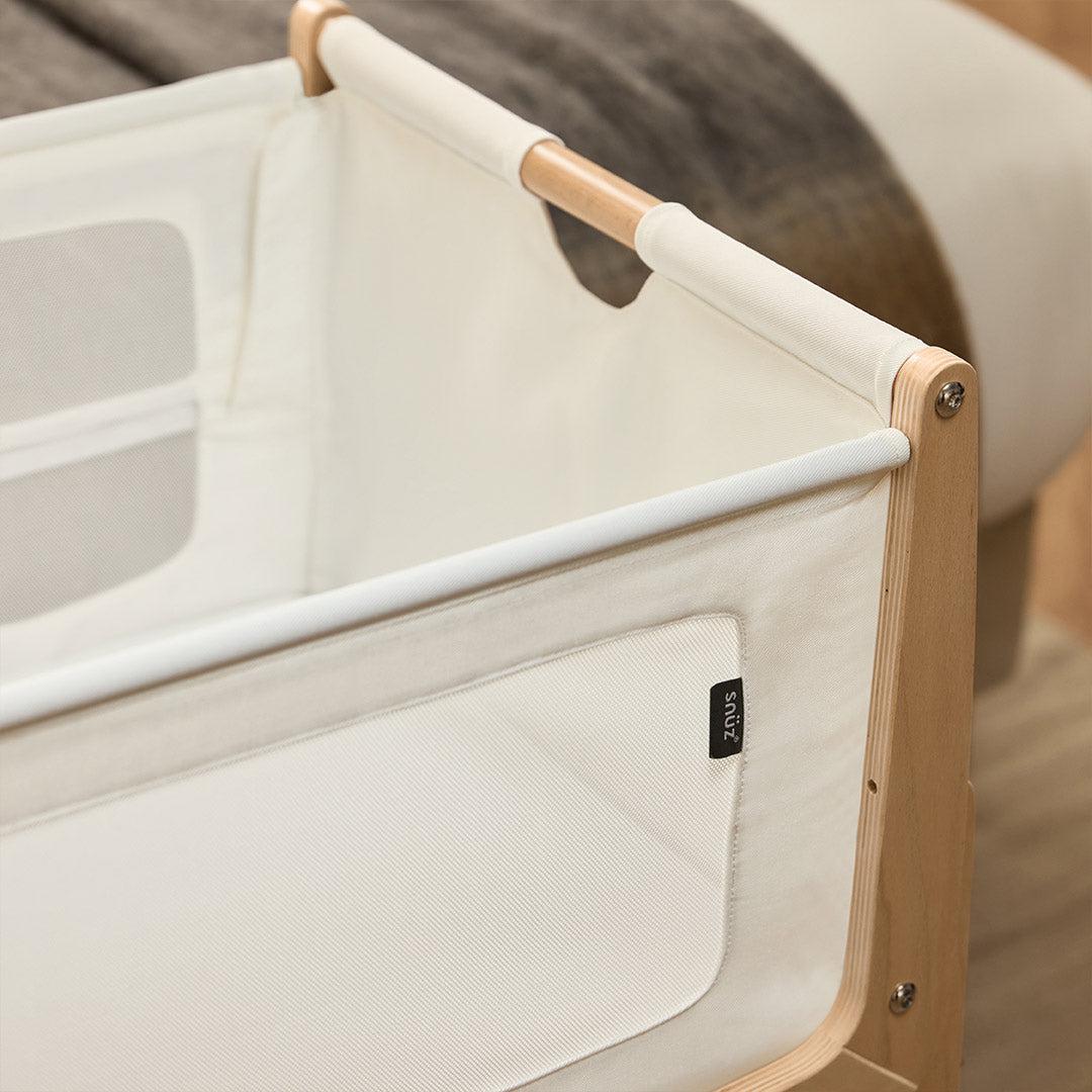 SnuzPod 5 Bedside Crib - Natural - Image 8
