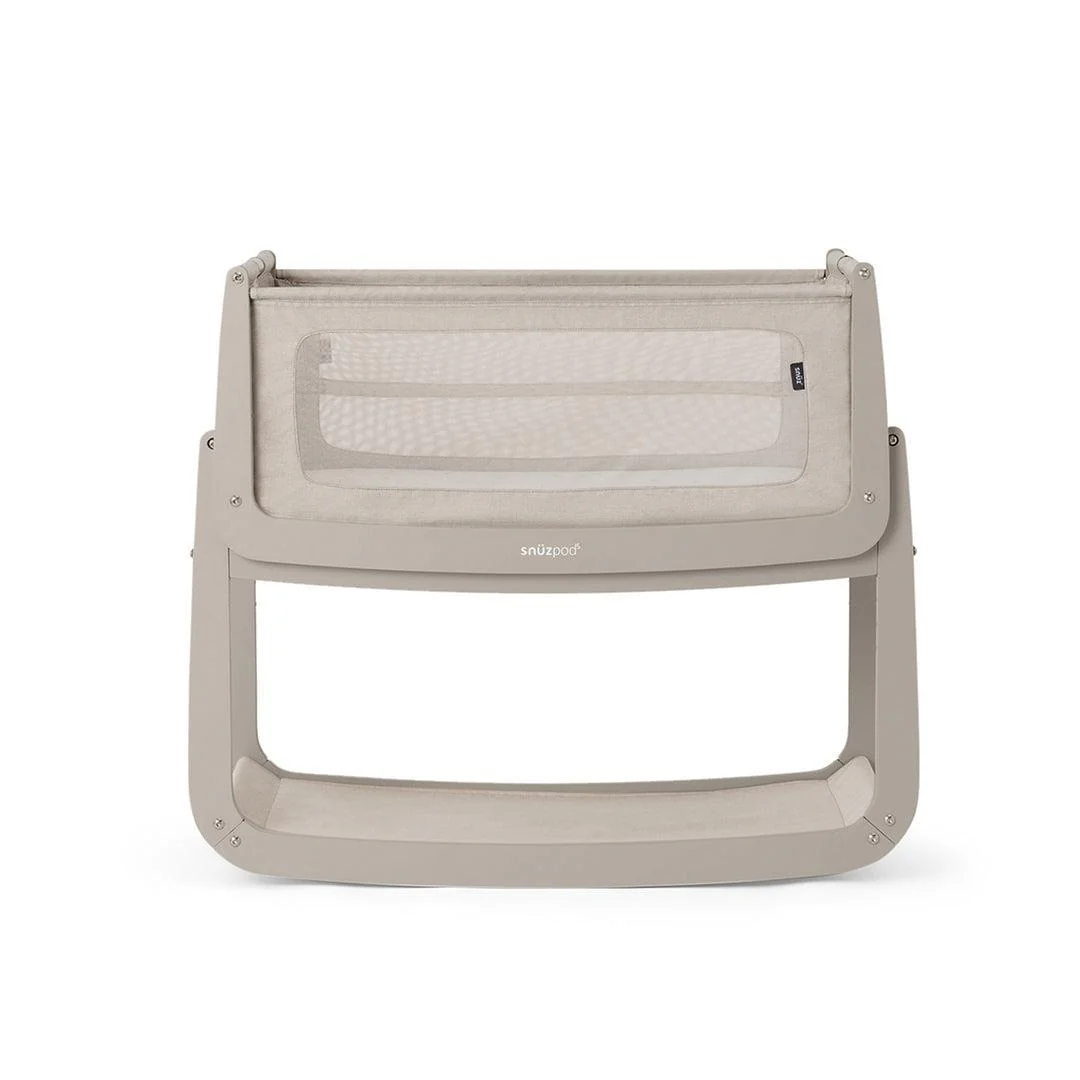SnuzPod 5 Bedside Crib - Pebble