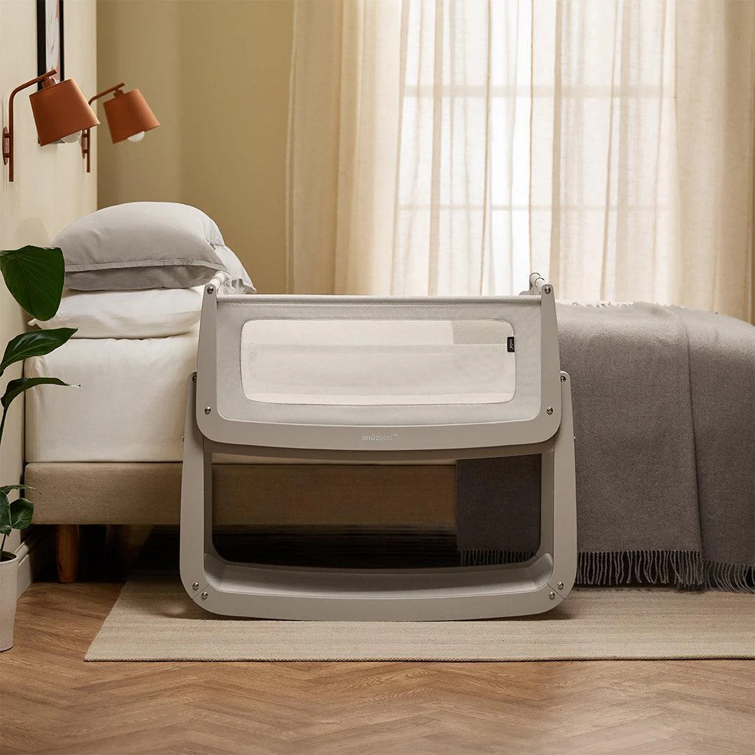 SnuzPod 5 Bedside Crib - Pebble - Image 11