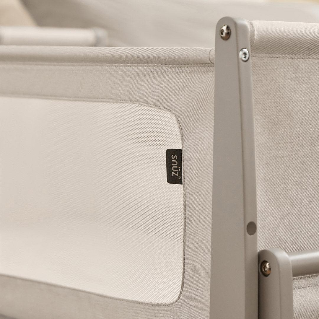 SnuzPod 5 Bedside Crib - Pebble - Image 8