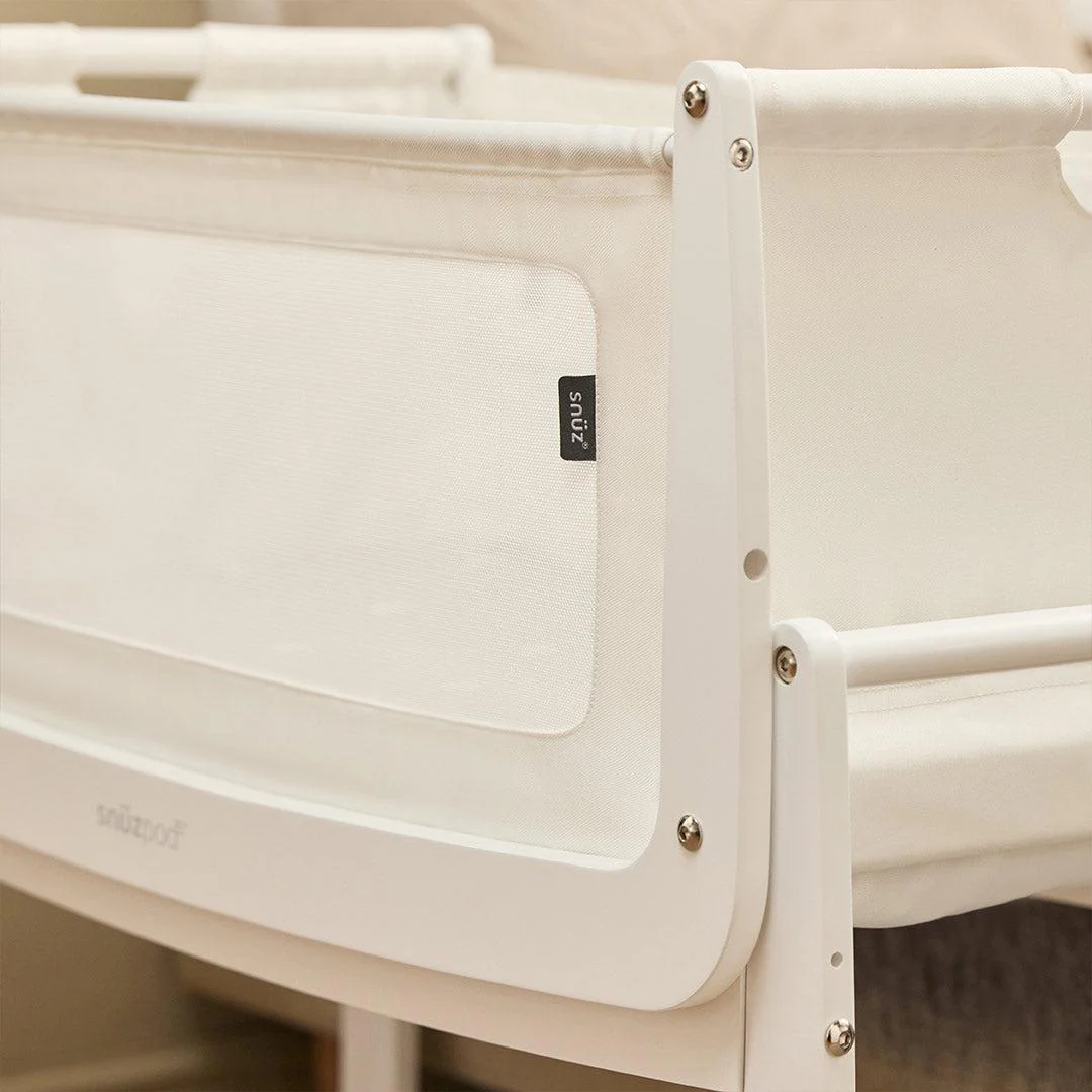 SnuzPod 5 Bedside Crib - White - Image 7