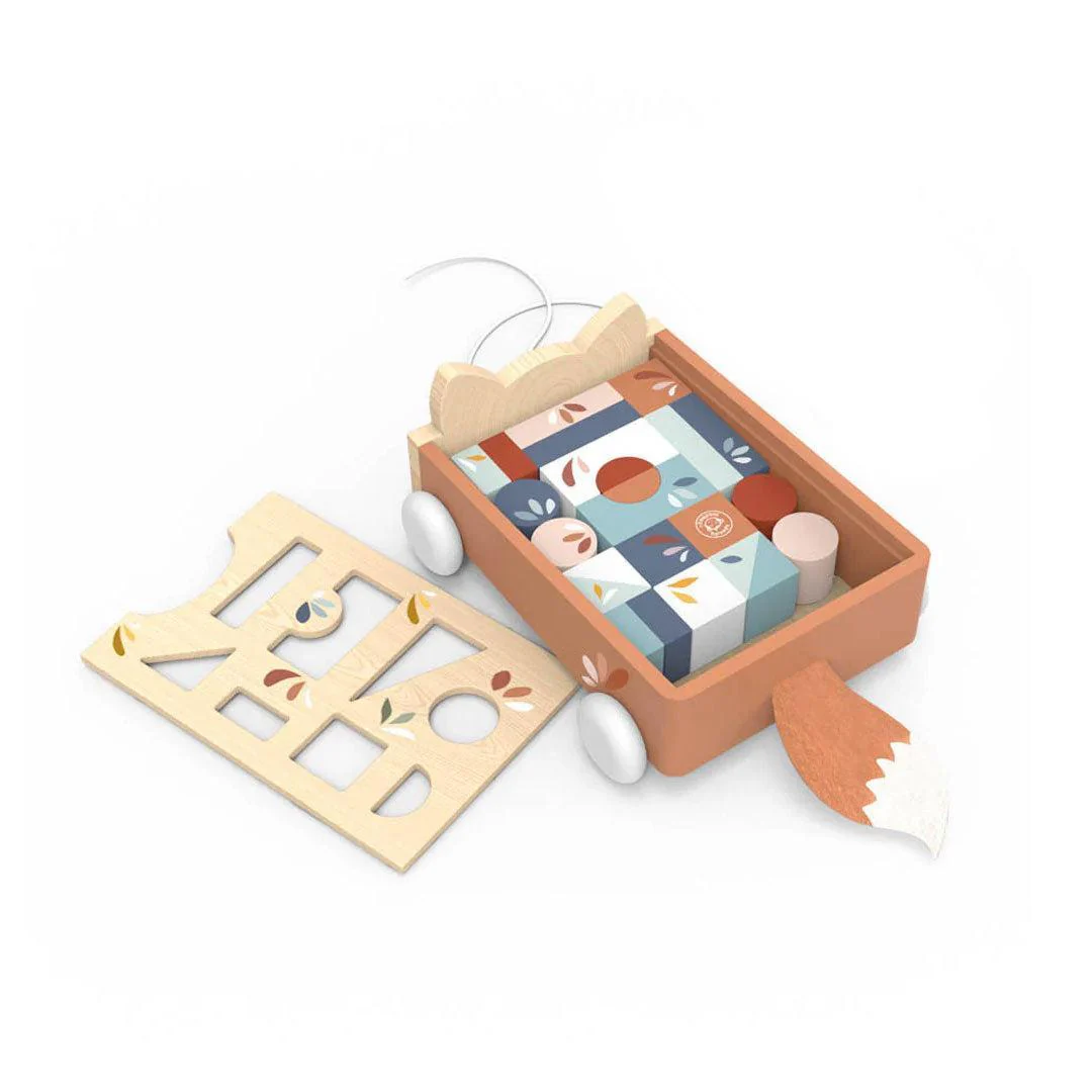 Speedy Monkey Fox Blocks Cart