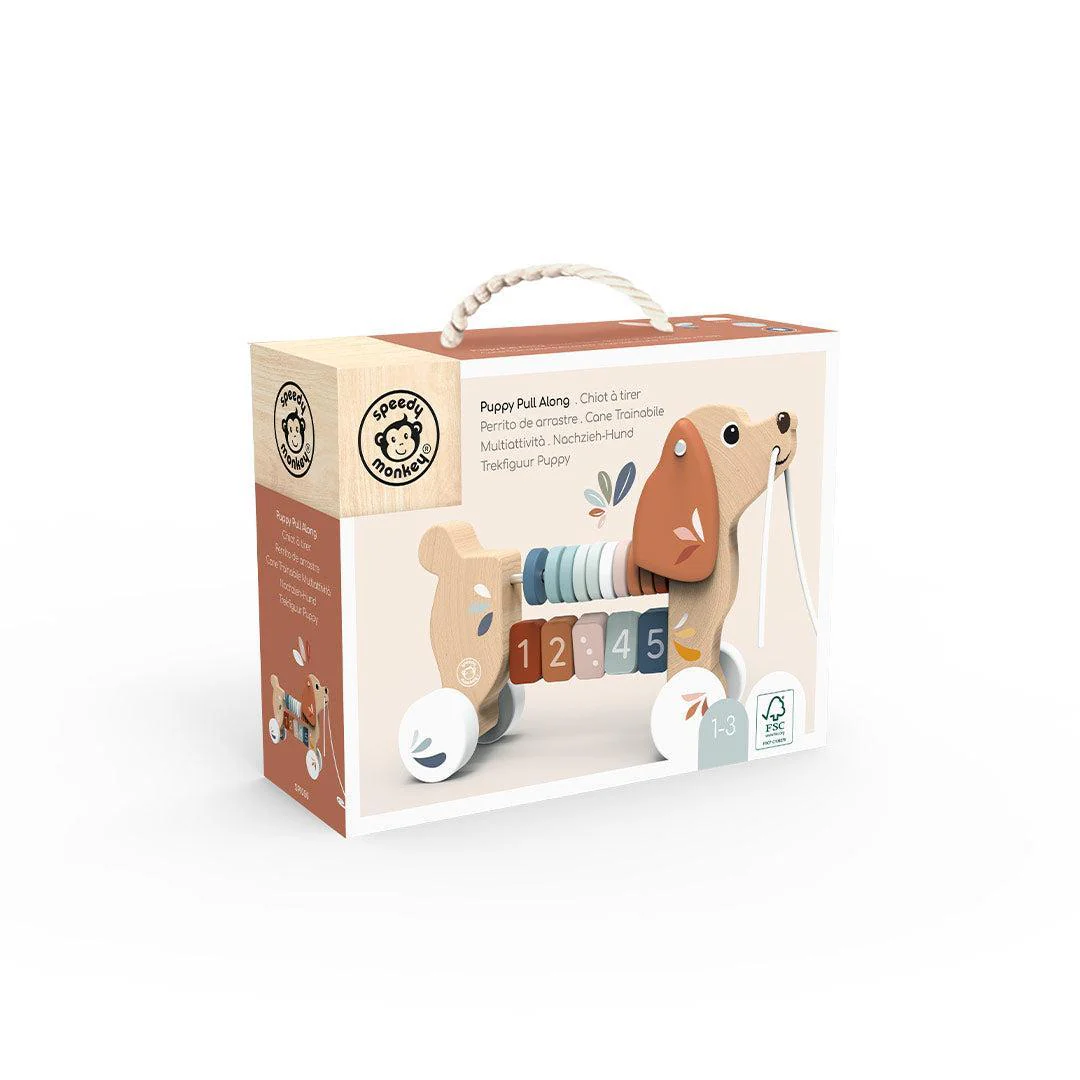 Speedy Monkey Puppy Pull Along - Image 3