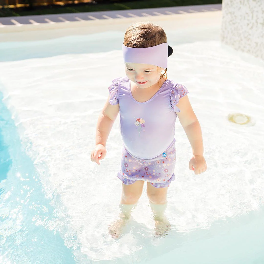 Splash About Costume Happy Nappy Frill  - Lilac Spring - Image 4