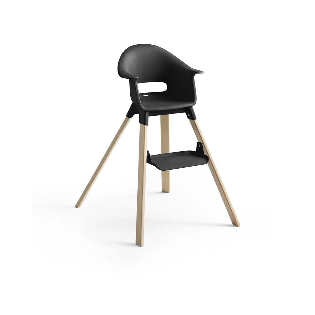 Stokke® Clikk™ Highchair - Black/Natural - Image 7