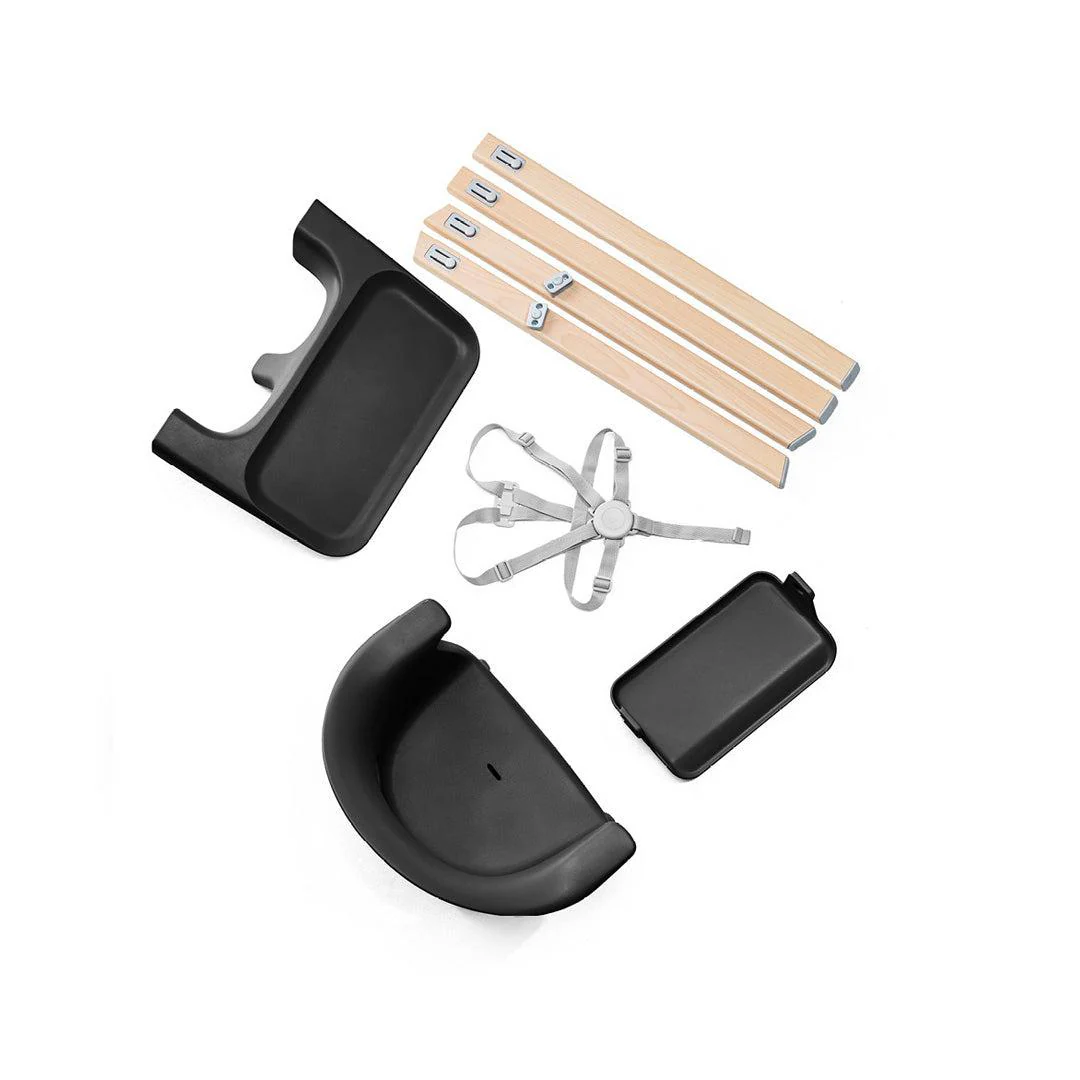 Stokke® Clikk™ Highchair - Black/Natural - Image 8