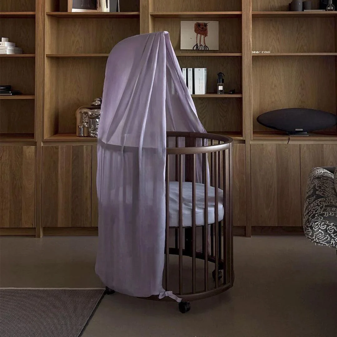 Stokke® Sleepi™ Mini Fitted Sheet - Lavender Osc - Image 2
