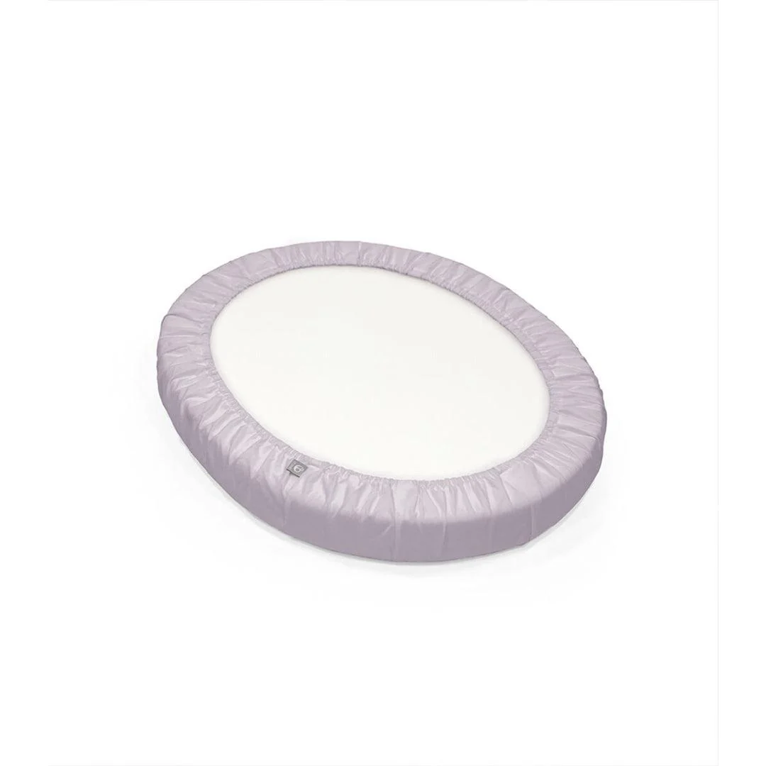 Stokke® Sleepi™ Mini Fitted Sheet - Lavender Osc - Image 3