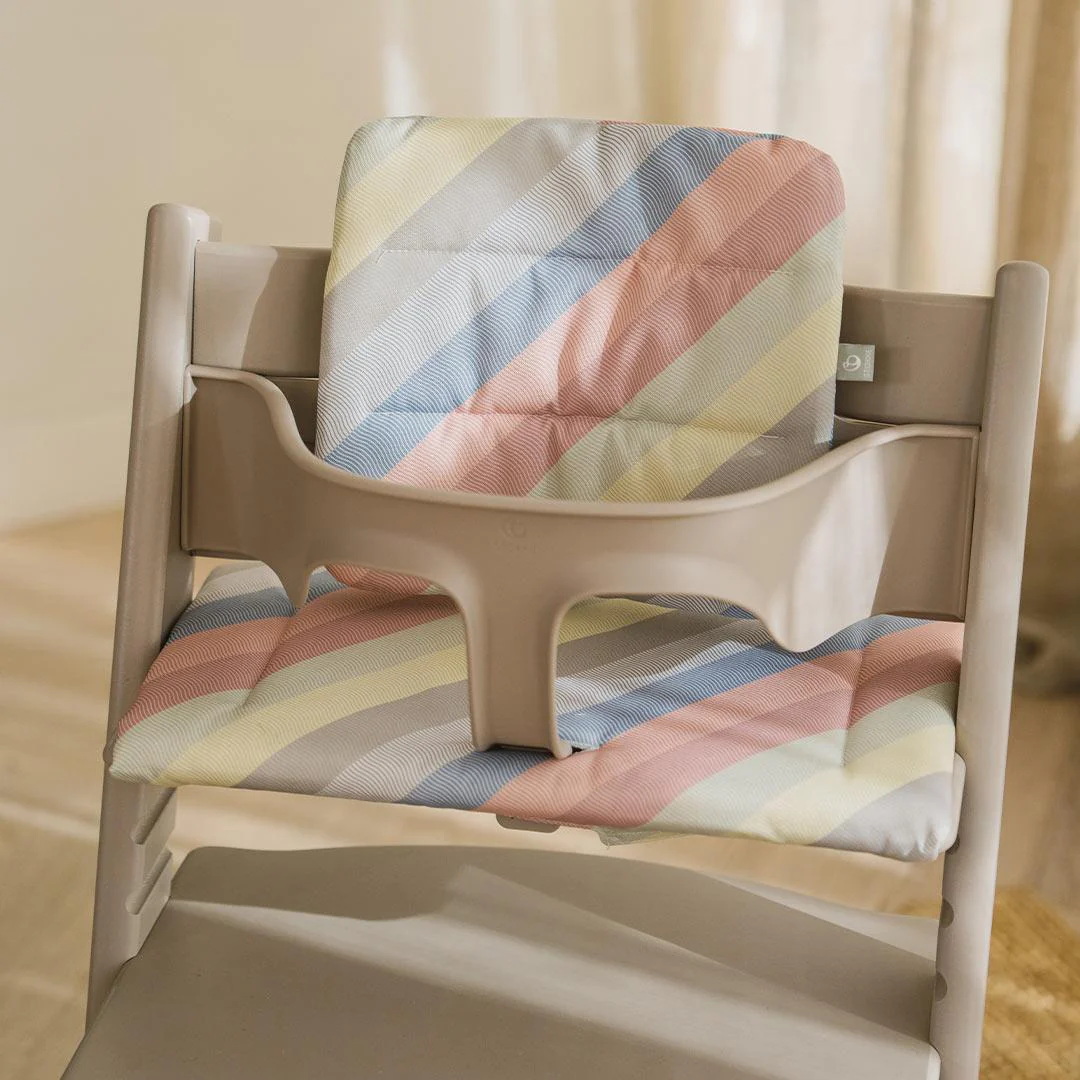 Stokke® Tripp Trapp Cushion  - Pastel Stripes - Image 2
