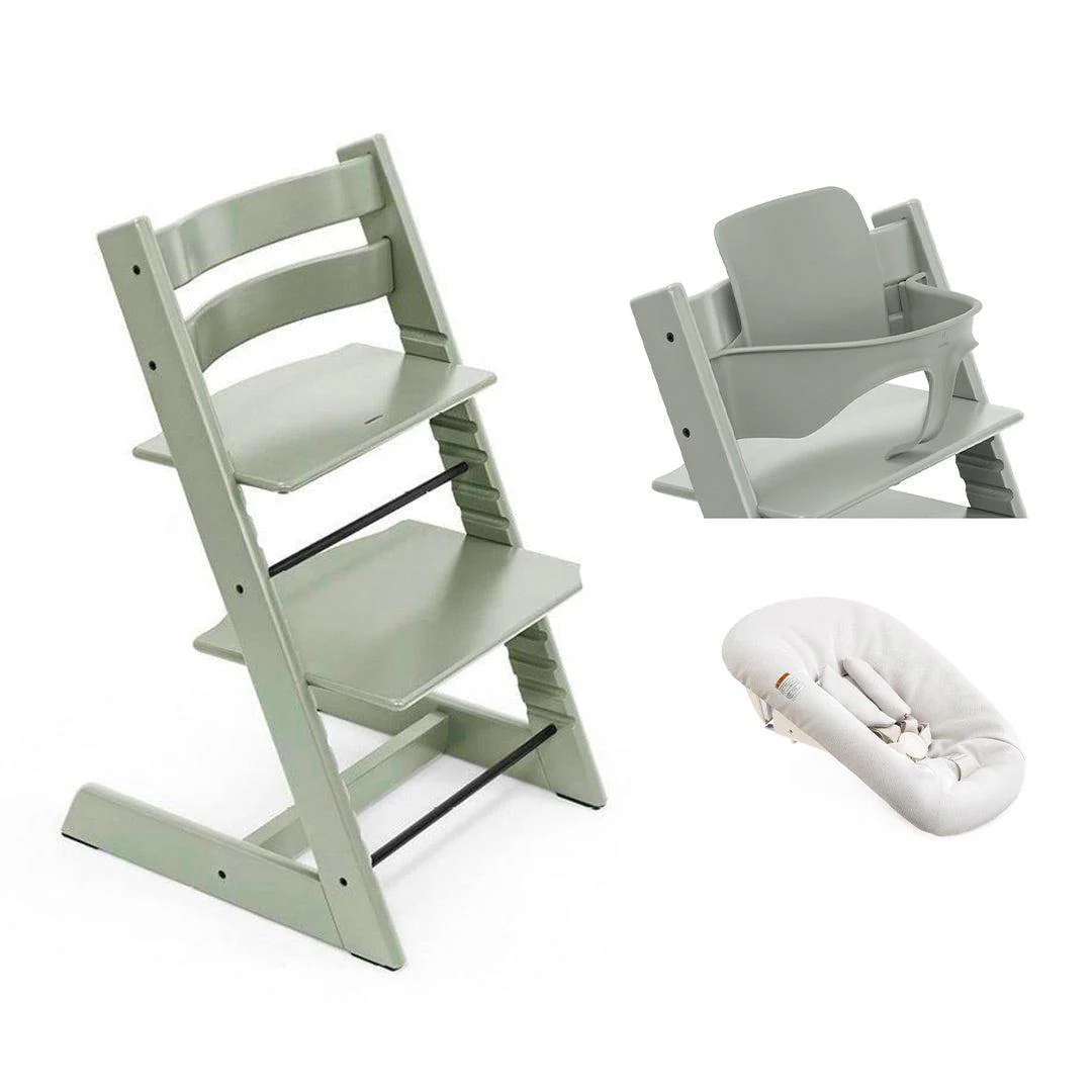 Stokke® Tripp Trapp Highchair Newborn + Baby Set Bundle - Image 12