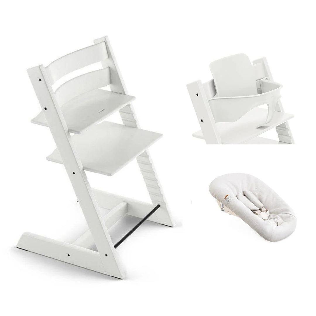 Stokke® Tripp Trapp Highchair Newborn + Baby Set Bundle - Image 20