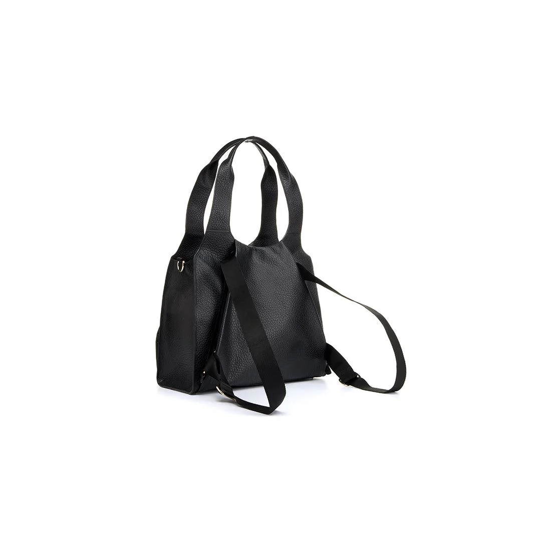 Storksak Kaia Leather Tote Bag - Black - Image 8
