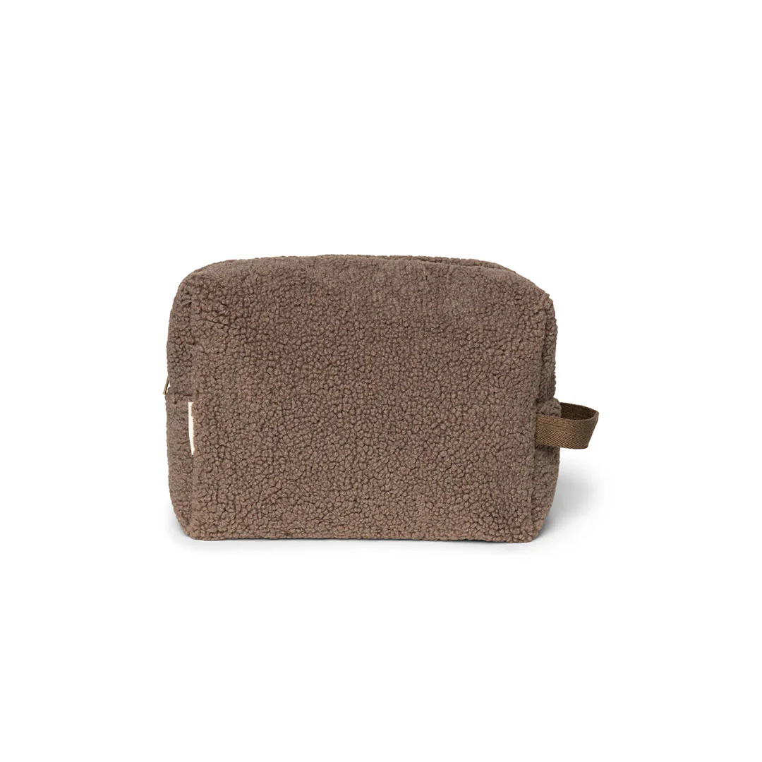 Studio Noos Brown Teddy Toiletry Bag - Brown