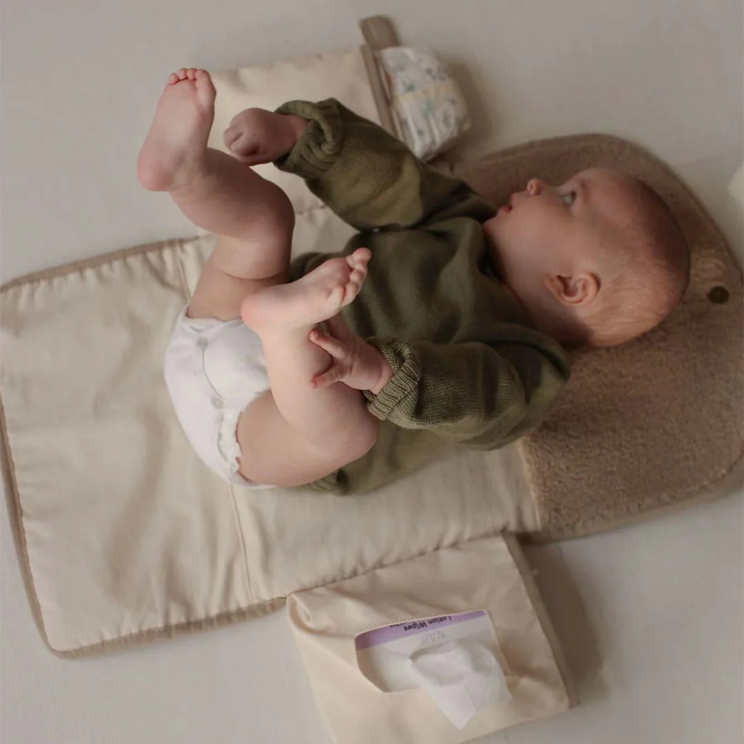 Studio Noos Ecru Teddy Changing Mat Plus - Ecru - Image 2