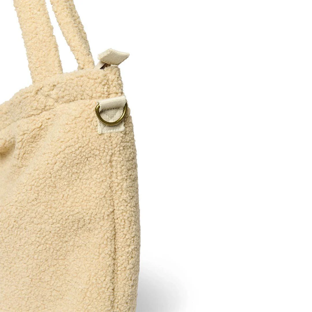 Studio Noos Ecru Teddy Diaper Bag - Ecru - Image 6