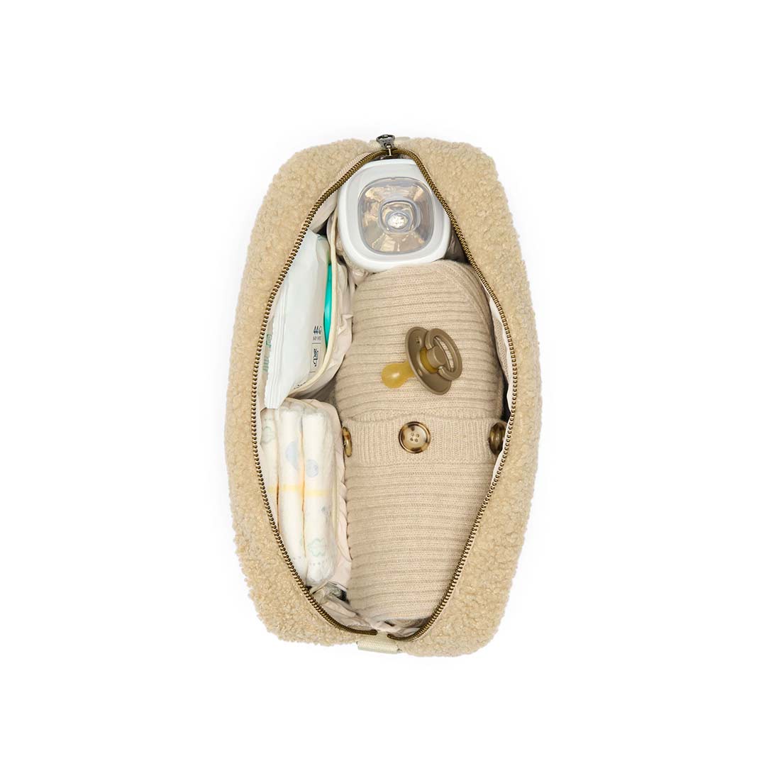 Studio Noos Ecru Teddy Stroller Organizer - Ecru - Image 3