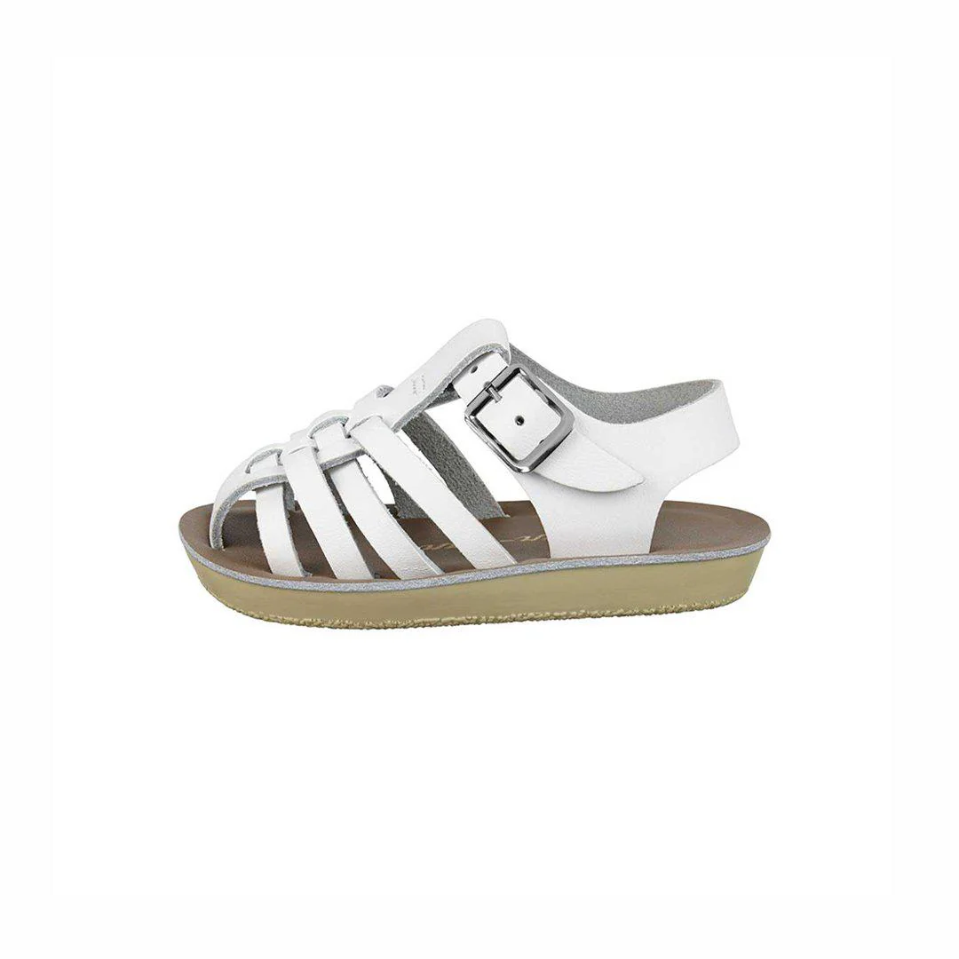 Salt-Water Sun-San Kids Sandals - Sailor - White - Image 4