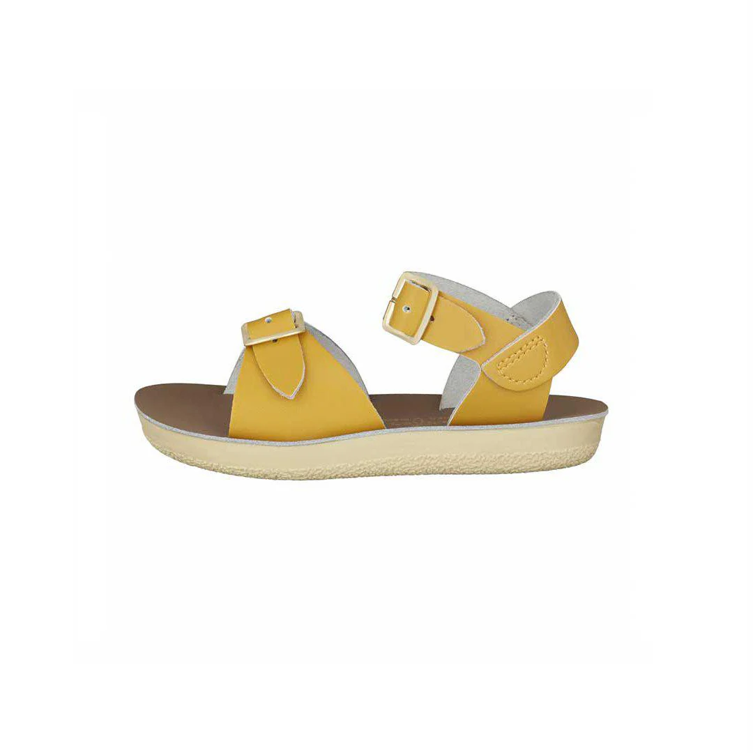 Salt-Water Sun-San Kids Sandals - Surfer - Mustard - Image 4