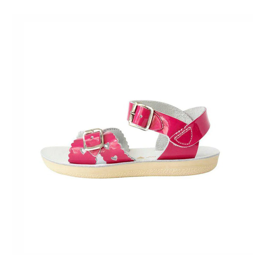 Salt-Water Sun-San Kids Sandals - Sweetheart - Shiny Fuchsia - Image 3