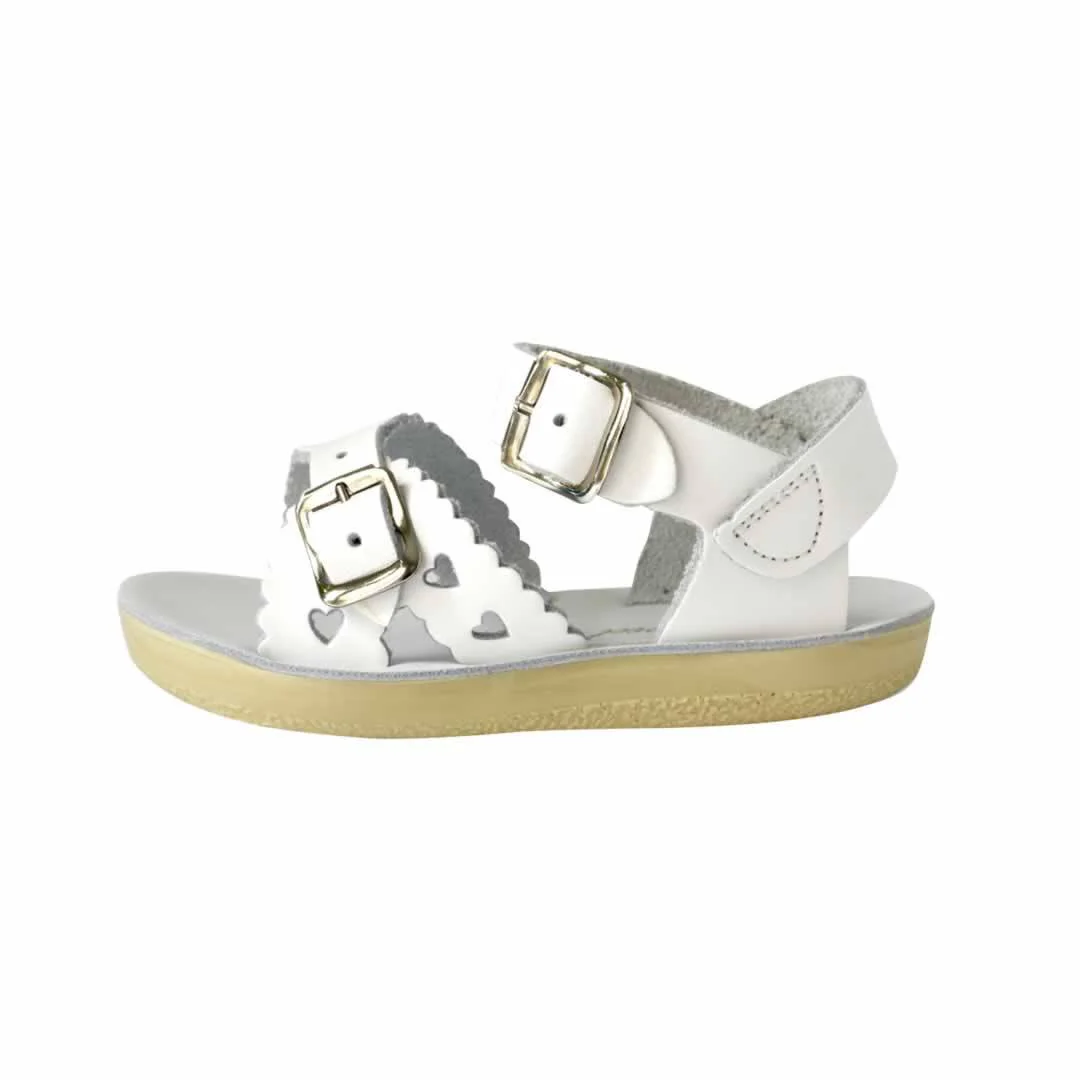 Salt-Water Sun-San Kids Sandals - Sweetheart - White - Image 3