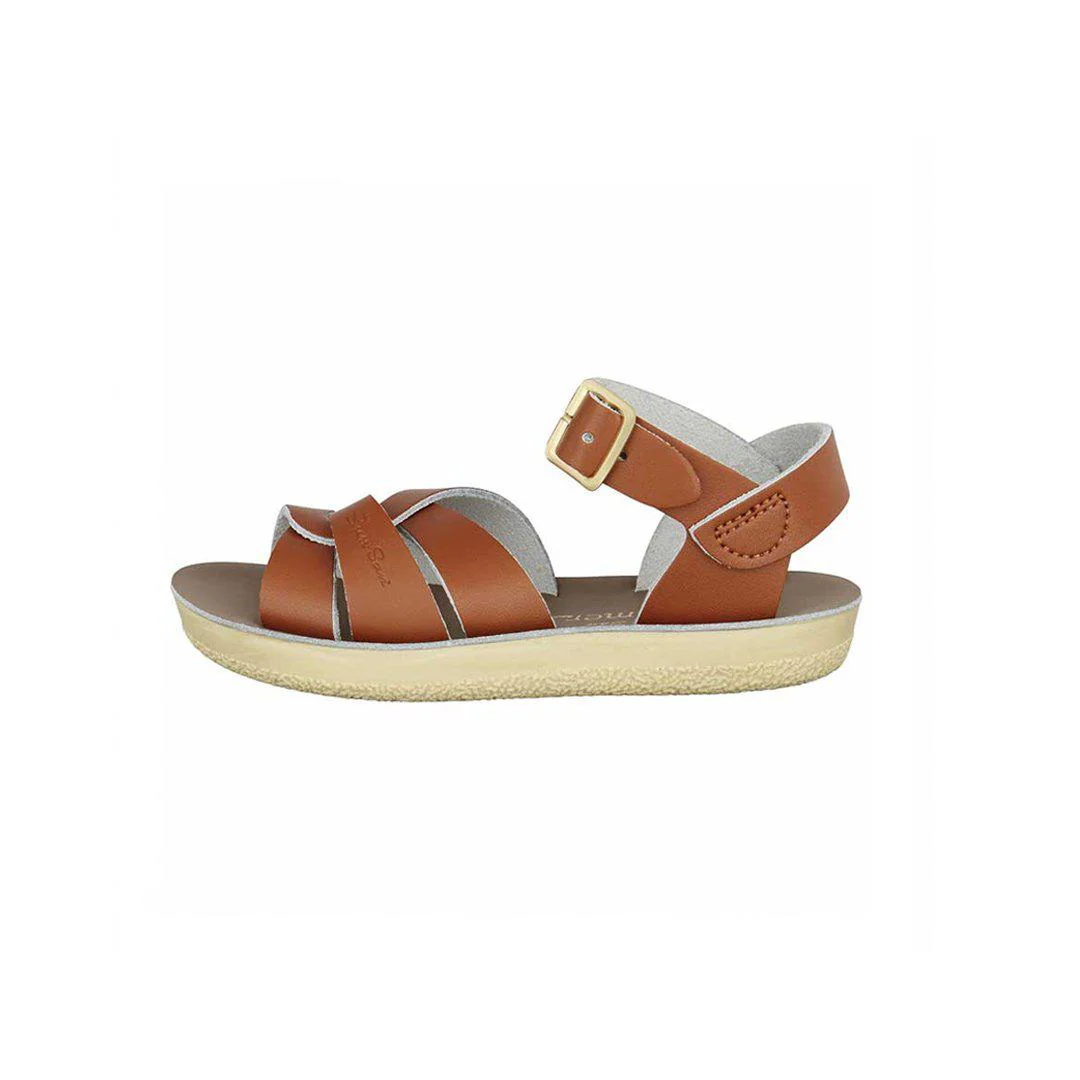 Salt-Water Sun-San Kids Sandals - Swimmer - Tan - Image 4