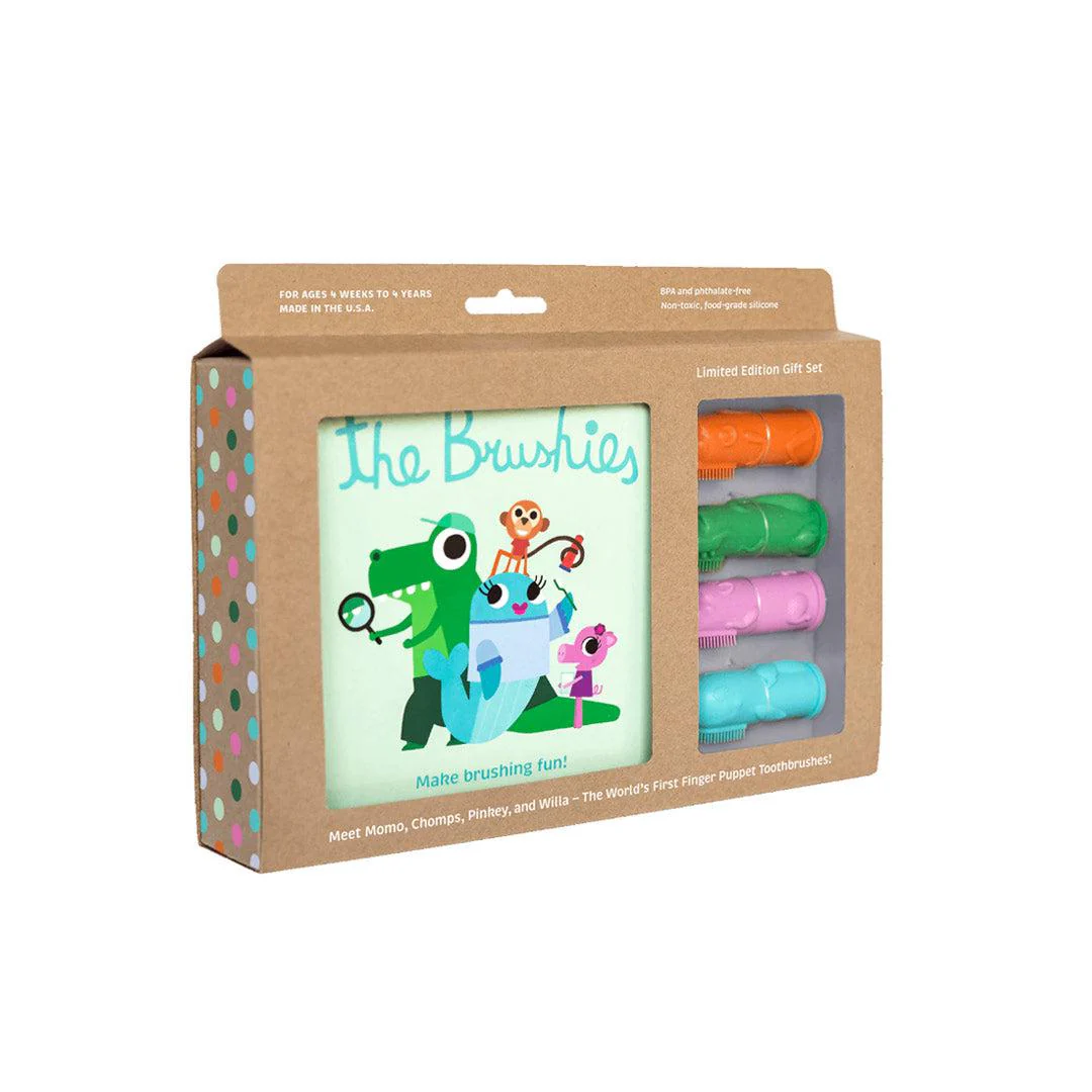 The Brushies Toothbrush + Book Gift Set