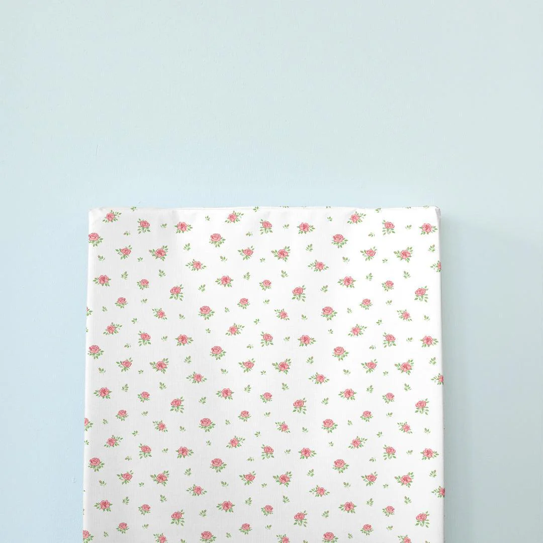 The Little Bumble Co. Anti Roll Changing Mat - Mini Roses - Image 3