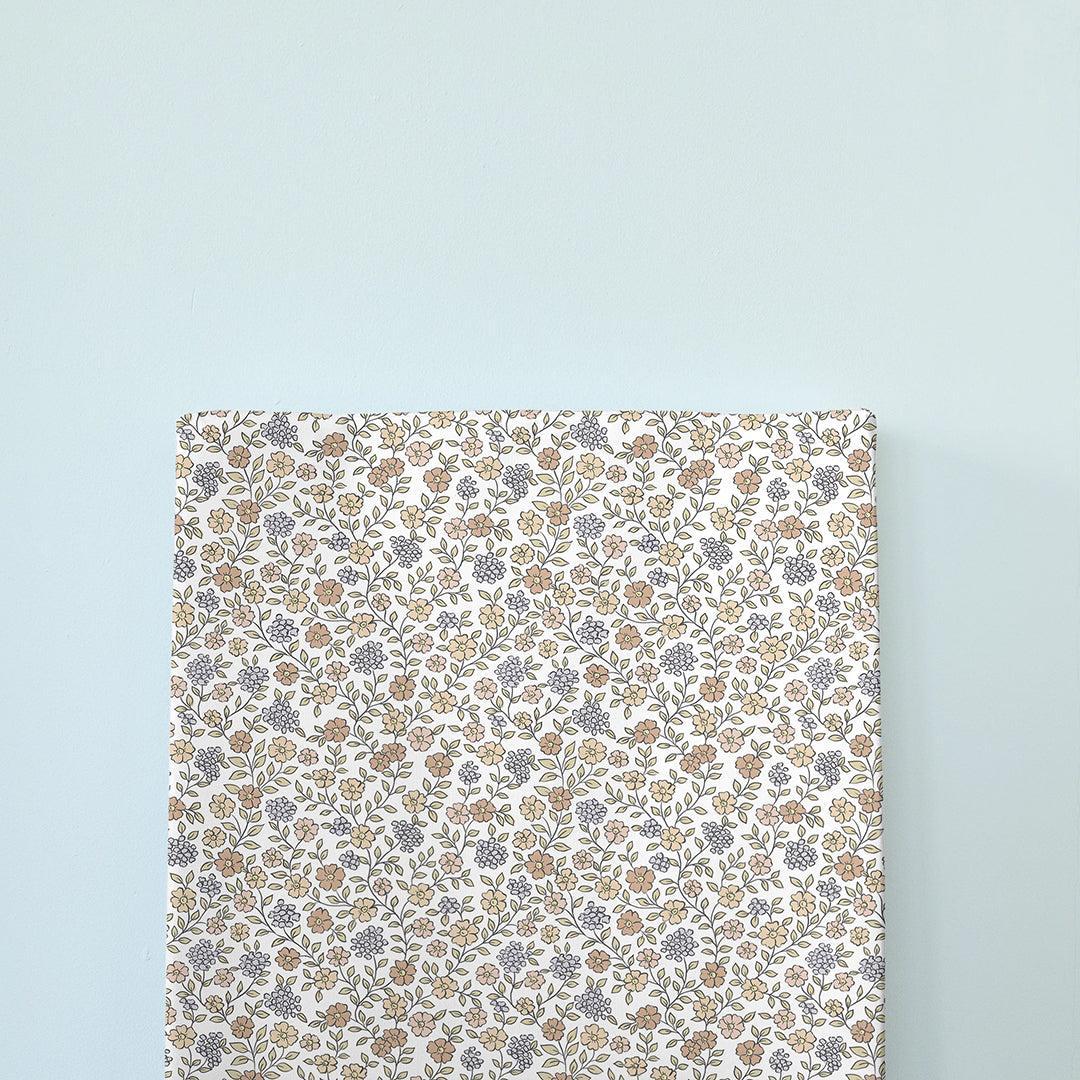 The Little Bumble Co. Anti Roll Changing Mat - Spring Blooms