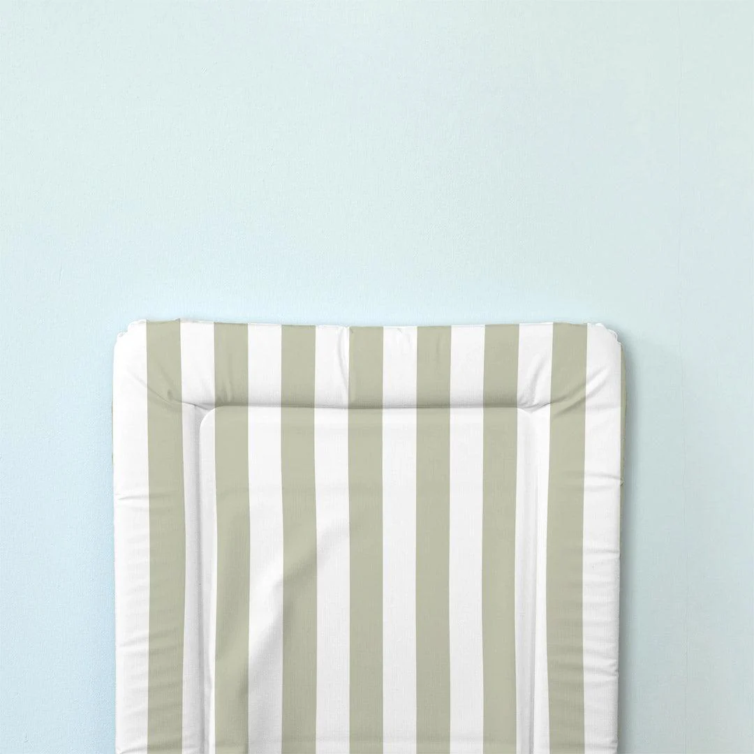 The Little Bumble Co. Standard Changing Mat - Green Stripe