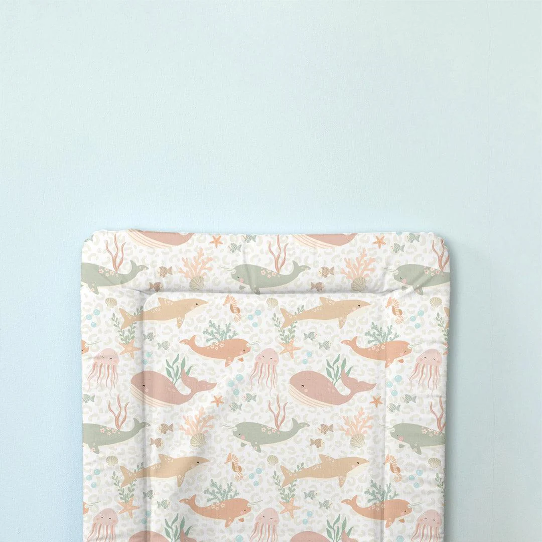 The Little Bumble Co. Standard Changing Mat - Pastel Ocean