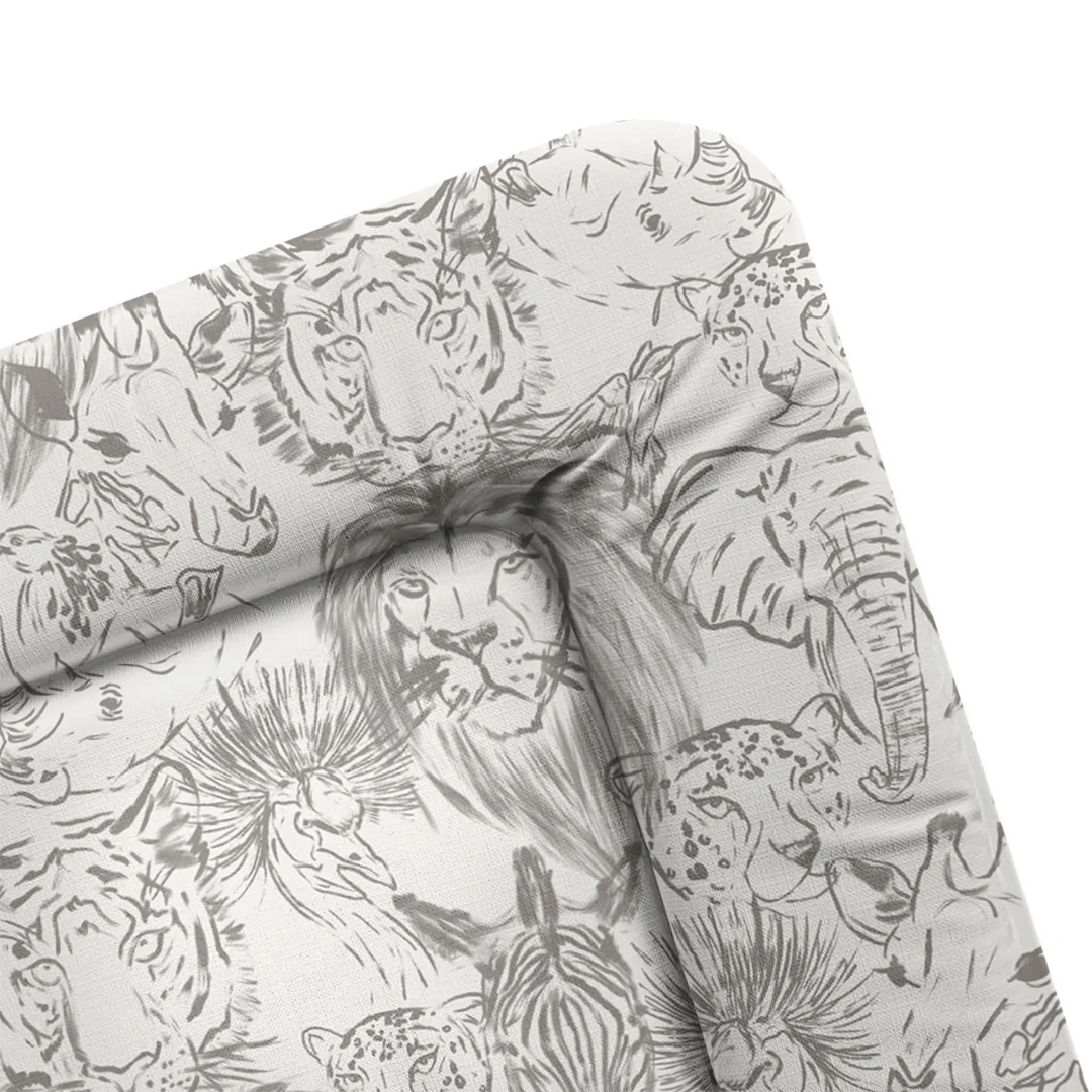 The Little Bumble Co. Standard Changing Mat - Safari Animal Faces - Image 3