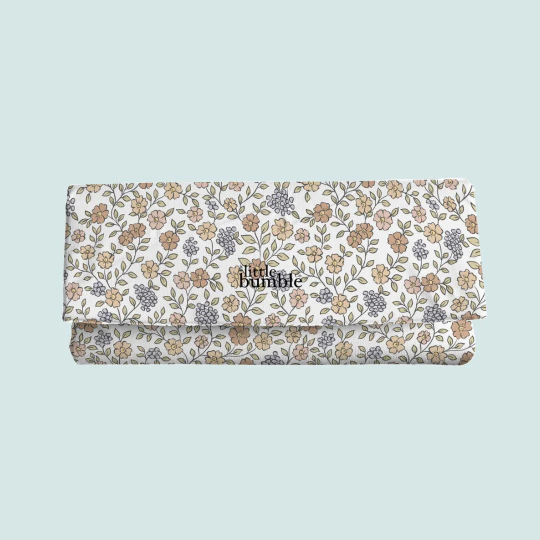 The Little Bumble Co. Travel Changing Mat - Spring Blooms