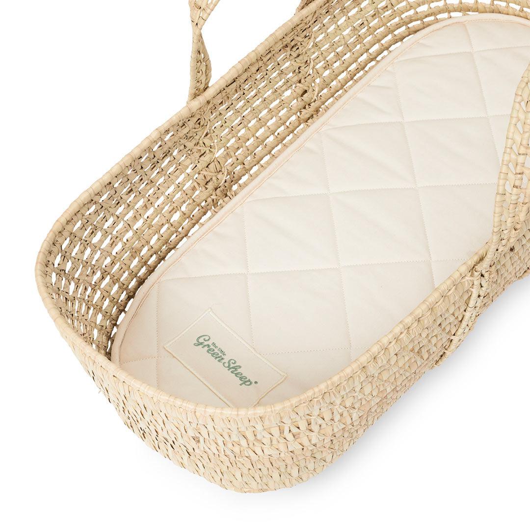 The Little Green Sheep Natural Moses Basket Mattress - Mamas & Papas Small Moses - Image 4