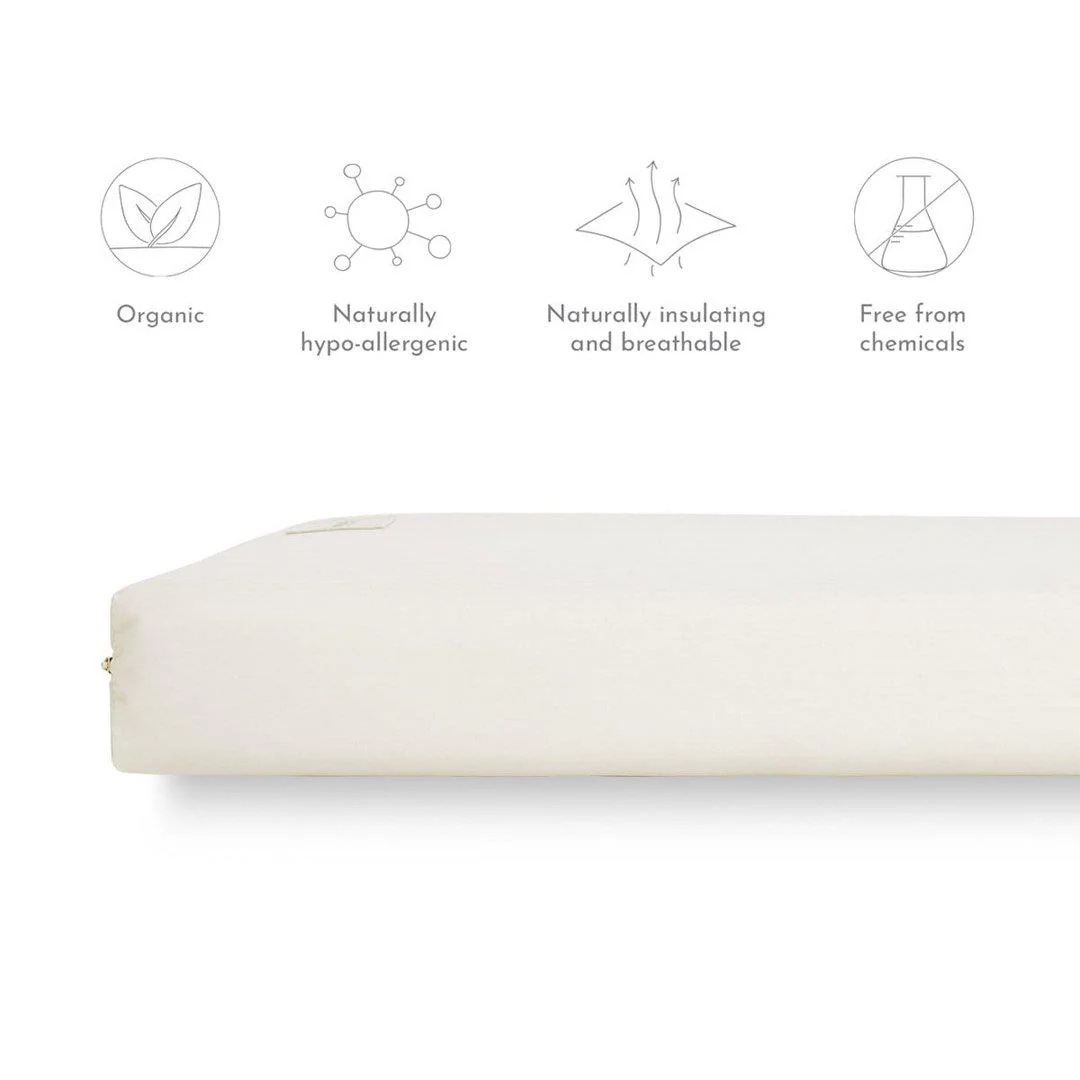 The Little Green Sheep Organic Cot Bed Mattress 70x140cm - Image 4
