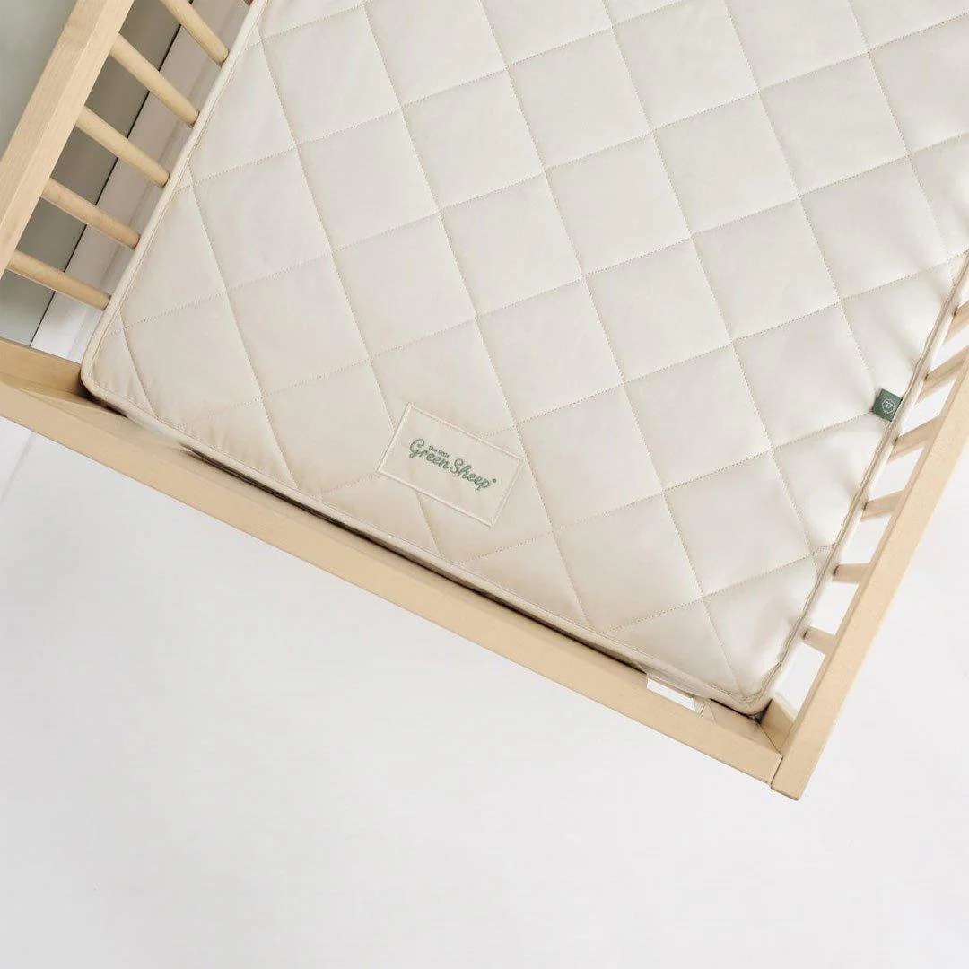 The Little Green Sheep Twist Natural Cot Bed Mattress 77x132cm - Image 4